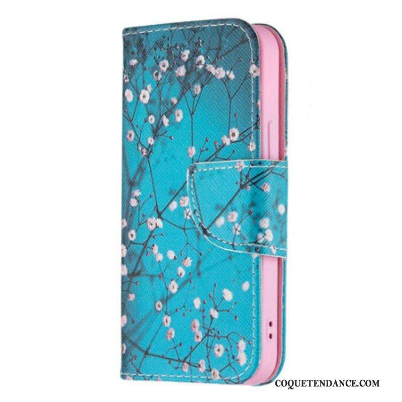 Housse iPhone 13 MIni Brancche Fleurie