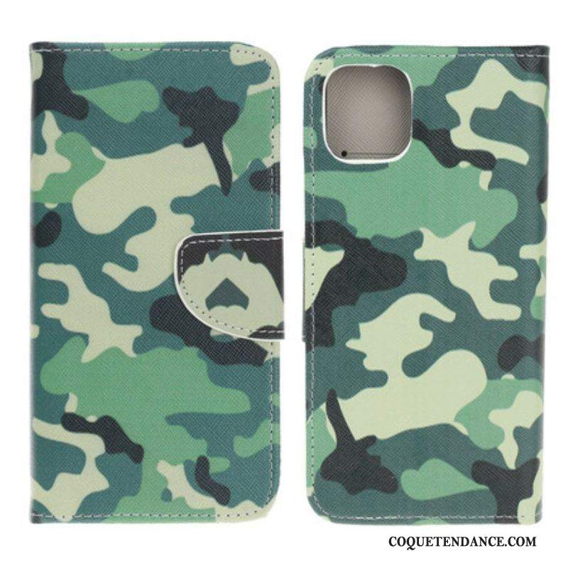 Housse iPhone 13 Mini Camouflage Militaire