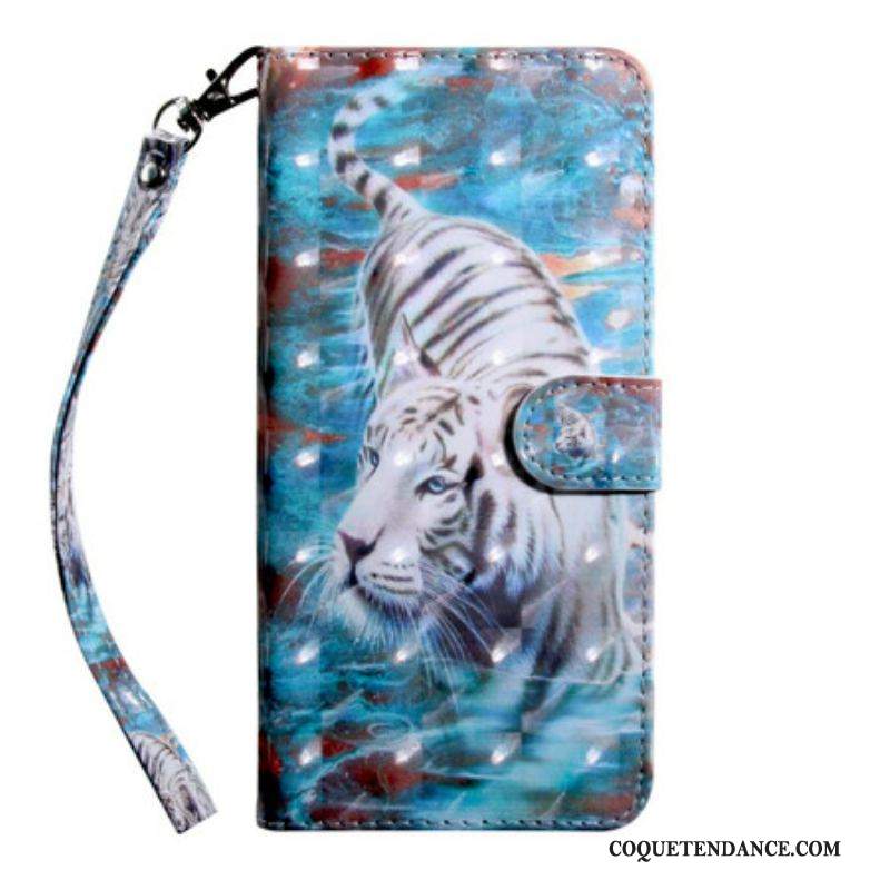 Housse iPhone 13 Mini Light Spot Lucien le Tigre