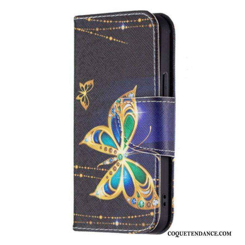 Housse iPhone 13 Mini Papillon Magique