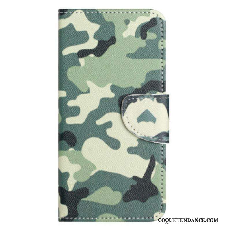 Housse iPhone 14 Pro Camouflage Militaire
