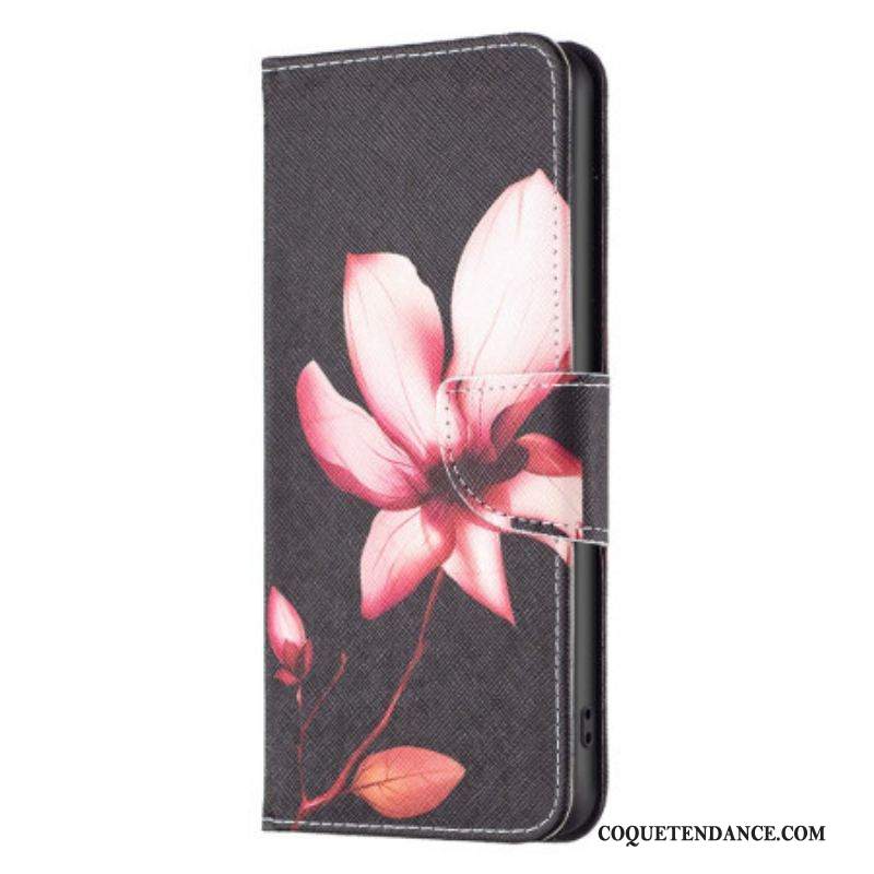 Housse iPhone 15 Plus Fleur Rose