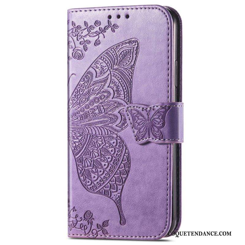 Housse iPhone 15 Pro Papillon Baroque