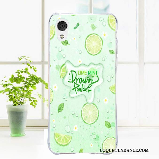 Htc Desire 530 Coque Tout Compris Fluide Doux Silicone Étui Vert