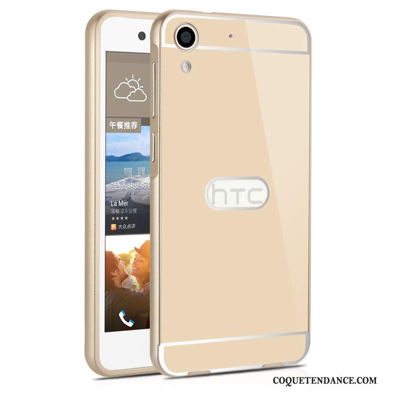 Htc Desire 728 Coque Or Mince Border Tendance