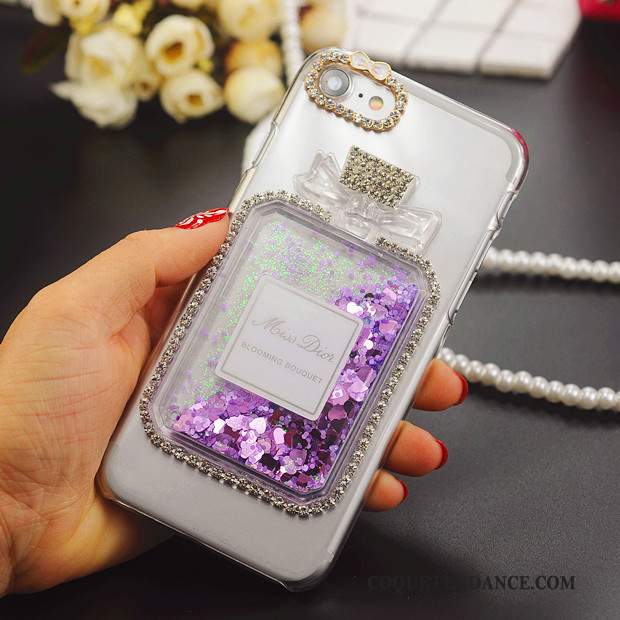 Htc Desire 825 Coque Tendance Étui Amour Strass Violet