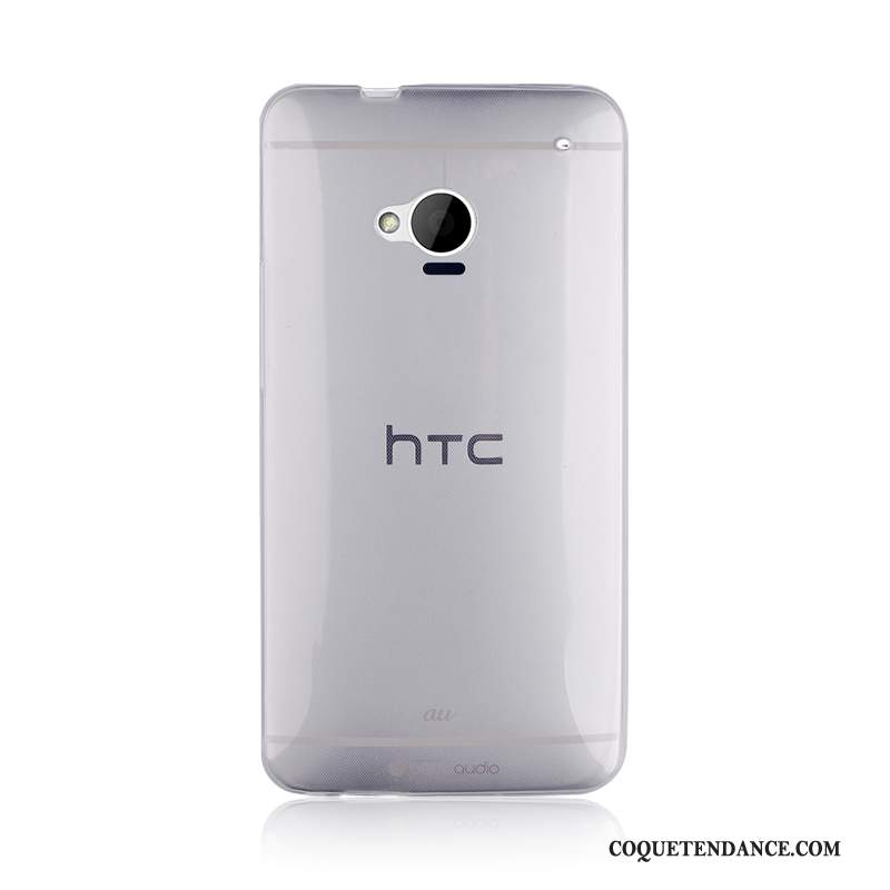 Htc One M7 Coque Grand Étui Très Mince Fluide Doux