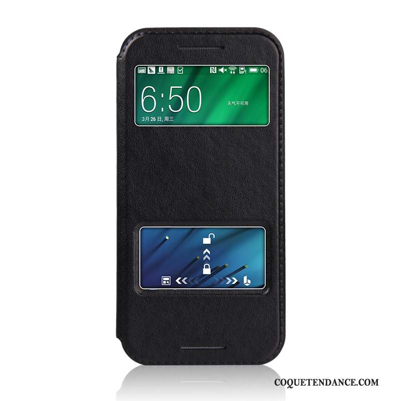 Htc One M8 Coque De Téléphone Étui Mince Housse Étui En Cuir