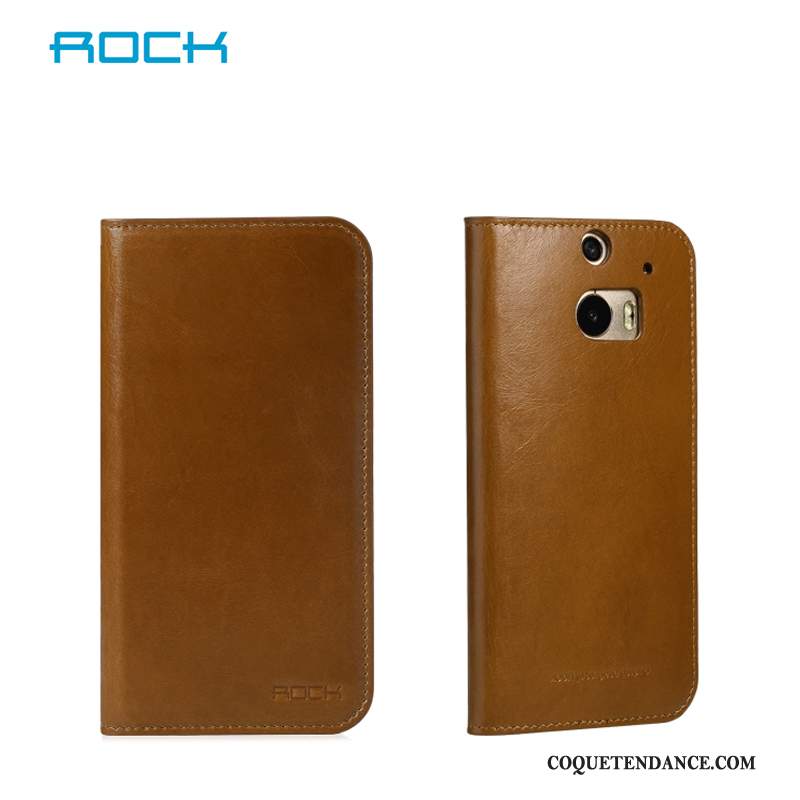 Htc One M8 Coque Housse Étui Clair Protection Étui En Cuir