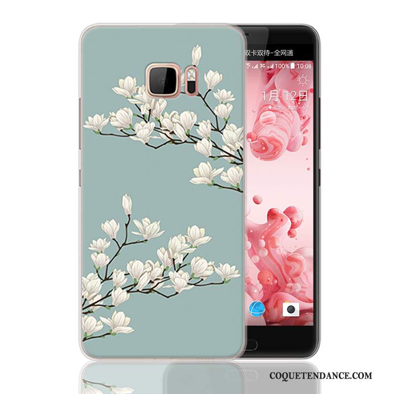 Htc U Ultra Coque Protection Bleu Clair Dessin Animé Incassable