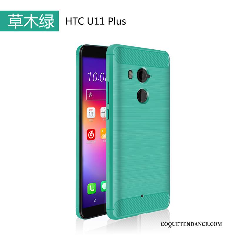 Htc U11+ Coque Incassable Fluide Doux Silicone De Téléphone Créatif