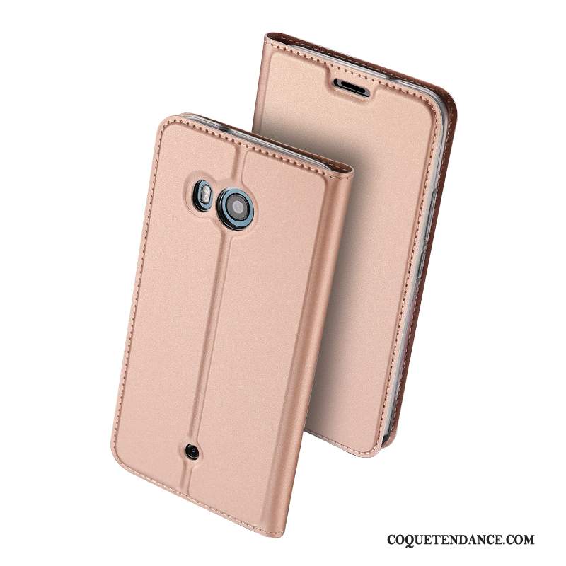 Htc U11+ Coque Incassable Étui Rose Protection