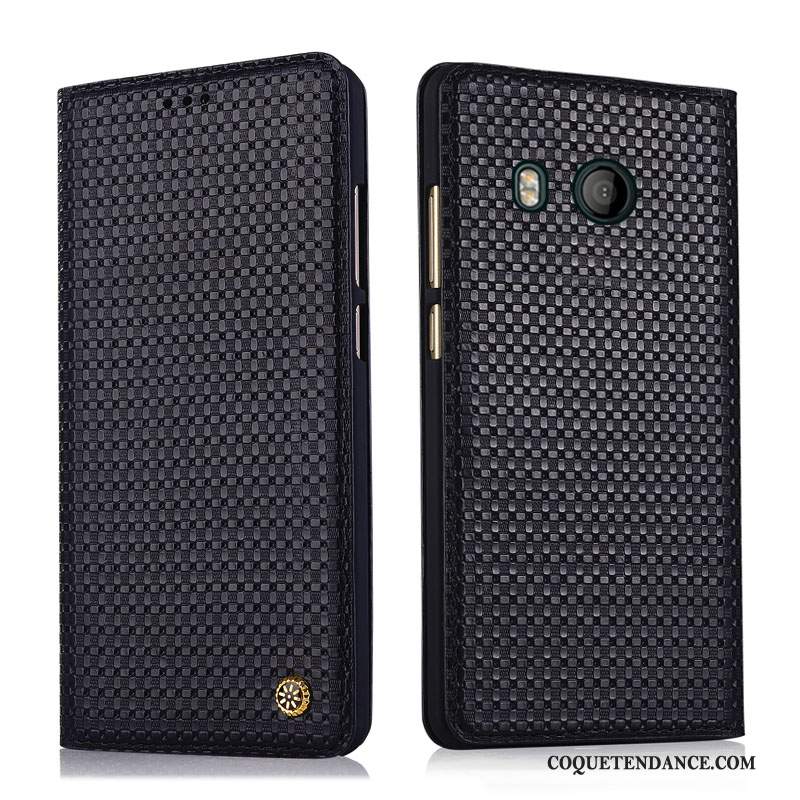 Htc U11 Coque Étui En Cuir Protection Coque De Téléphone Noir