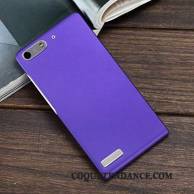 Huawei Ascend G6 Coque De Téléphone Foncé Protection Délavé En Daim Étui