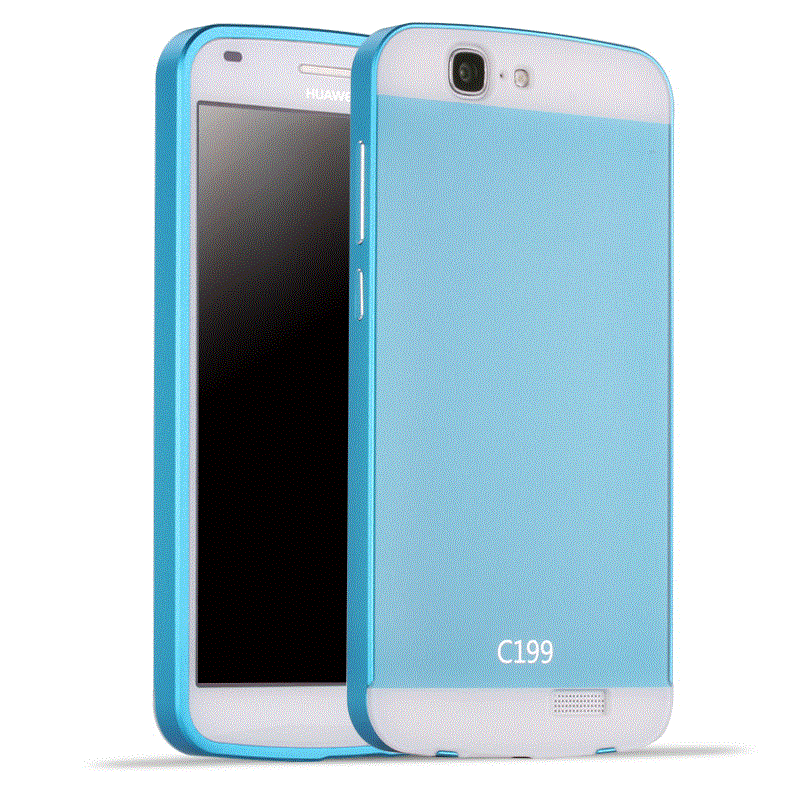 Huawei Ascend G7 Coque Bleu Clair Étui Tout Compris De Téléphone Protection