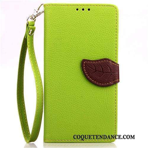 Huawei Ascend G7 Coque Protection Étui En Cuir De Téléphone Silicone Vert