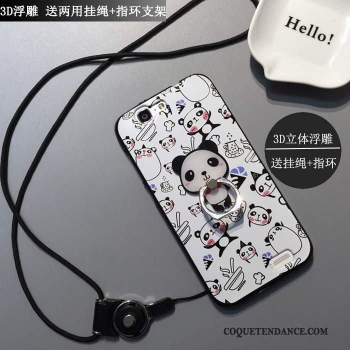 Huawei Ascend G7 Coque Silicone Tendance Dessin Animé Charmant Étui