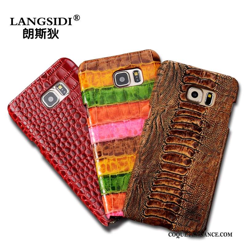 Huawei Ascend Mate 7 Coque Cuir Véritable Étui Couvercle Arrière Protection Multicolore