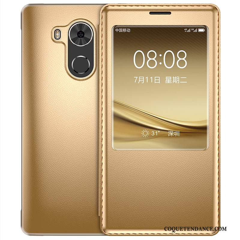 Huawei Ascend Mate 7 Coque Incassable Or Tout Compris Étui En Cuir De Téléphone