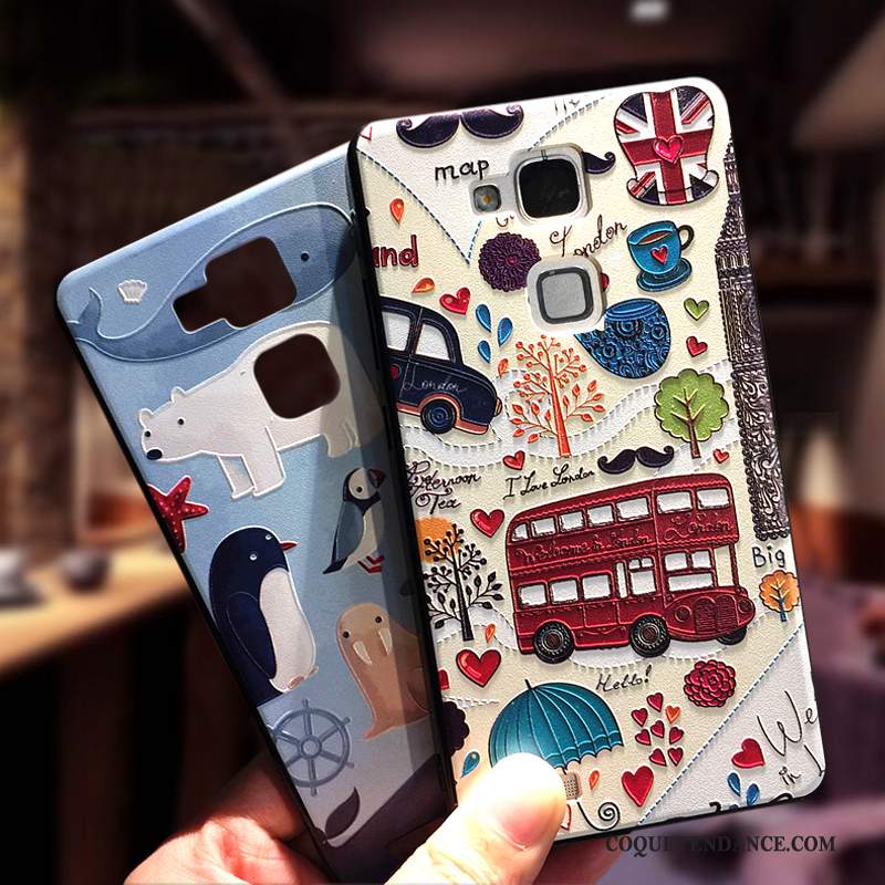 Huawei Ascend Mate 7 Coque Multicolore Étui Nouveau Tendance Incassable