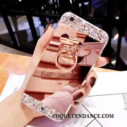 Huawei Ascend Mate 7 Coque Strass Personnalité De Téléphone Rose Ornements Suspendus