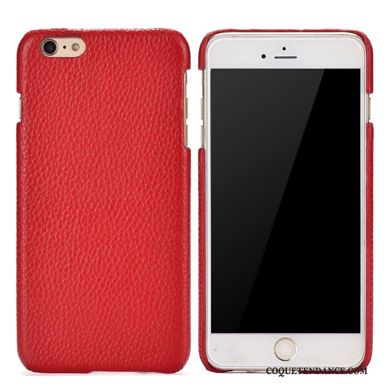 Huawei Ascend Mate 7 Coque Étui Cuir Véritable Étui En Cuir Incassable Rouge