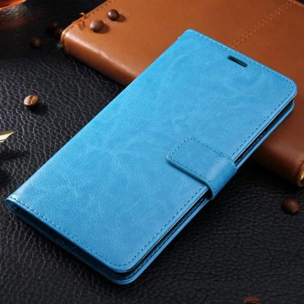 Huawei G7 Plus Coque Fluide Doux Bleu De Téléphone Tendance Pu