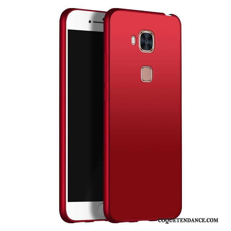 Huawei G7 Plus Coque Rouge Très Mince Étui Silicone Tout Compris