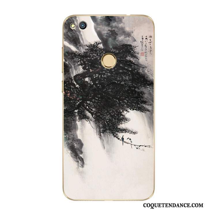 Huawei G9 Lite Coque Jeunesse Noir Paysage De Téléphone Style Chinois