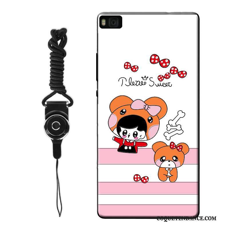 Huawei G9 Lite Coque Protection Dessin Animé Chat Rose De Téléphone