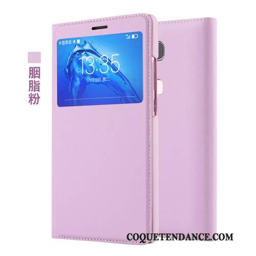 Huawei G9 Plus Coque De Téléphone Violet Étui En Cuir Incassable Housse