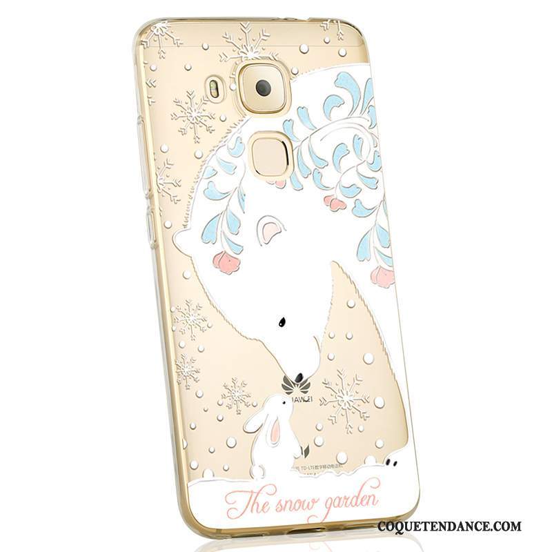 Huawei G9 Plus Coque Dessin Animé Créatif Fluide Doux Charmant Étui