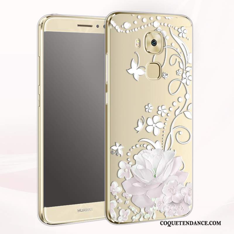 Huawei G9 Plus Coque Fluide Doux Protection Silicone Or De Téléphone