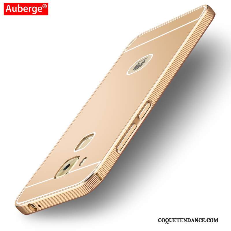 Huawei G9 Plus Coque Métal Or Étui Nouveau Couvercle Arrière