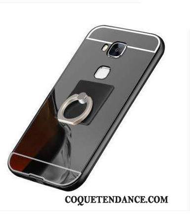 Huawei G9 Plus Coque Protection Noir Difficile Tendance Métal
