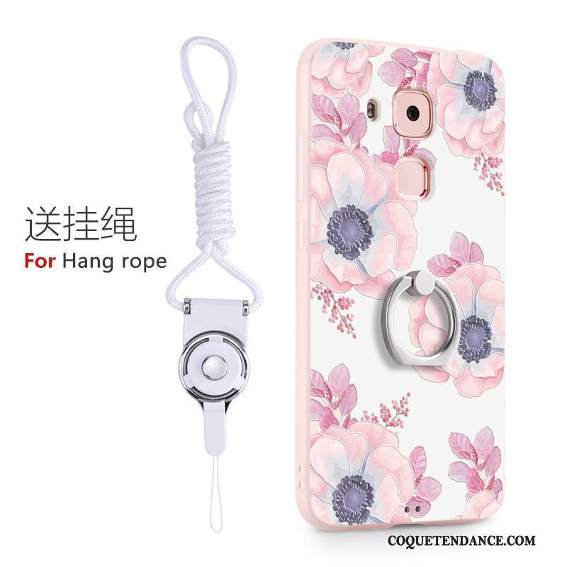 Huawei G9 Plus Coque Protection Rose De Téléphone Tout Compris Tendance
