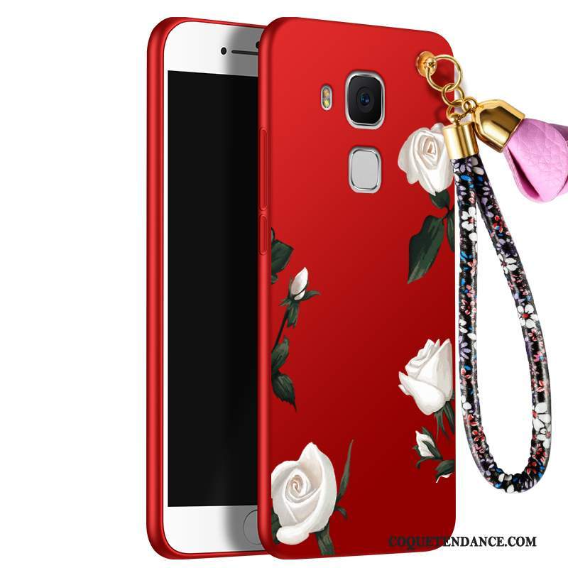 Huawei G9 Plus Coque Rouge Fluide Doux De Téléphone Créatif Silicone