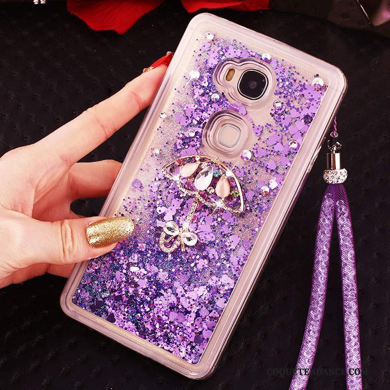 Huawei G9 Plus Coque Étui Strass Quicksand Incassable De Téléphone