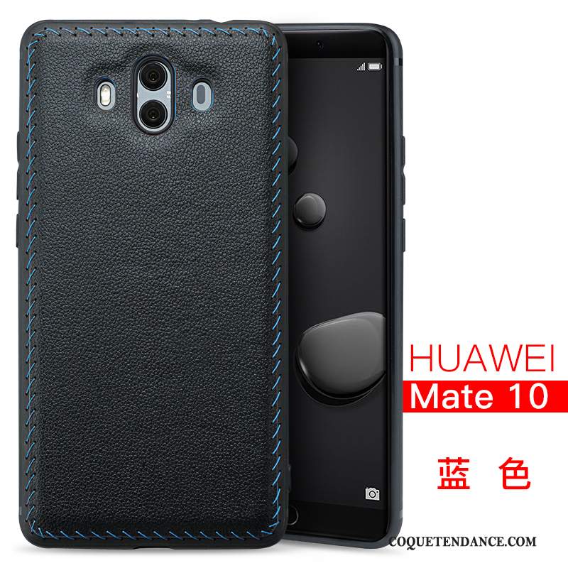 Huawei Mate 10 Coque De Téléphone Tout Compris Incassable Noir Qualité