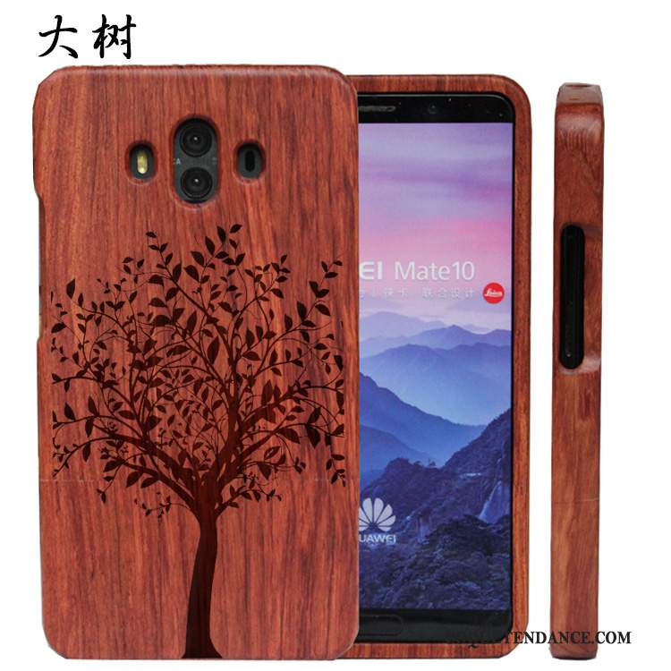 Huawei Mate 10 Coque Luxe En Bois Difficile Protection Tout Compris