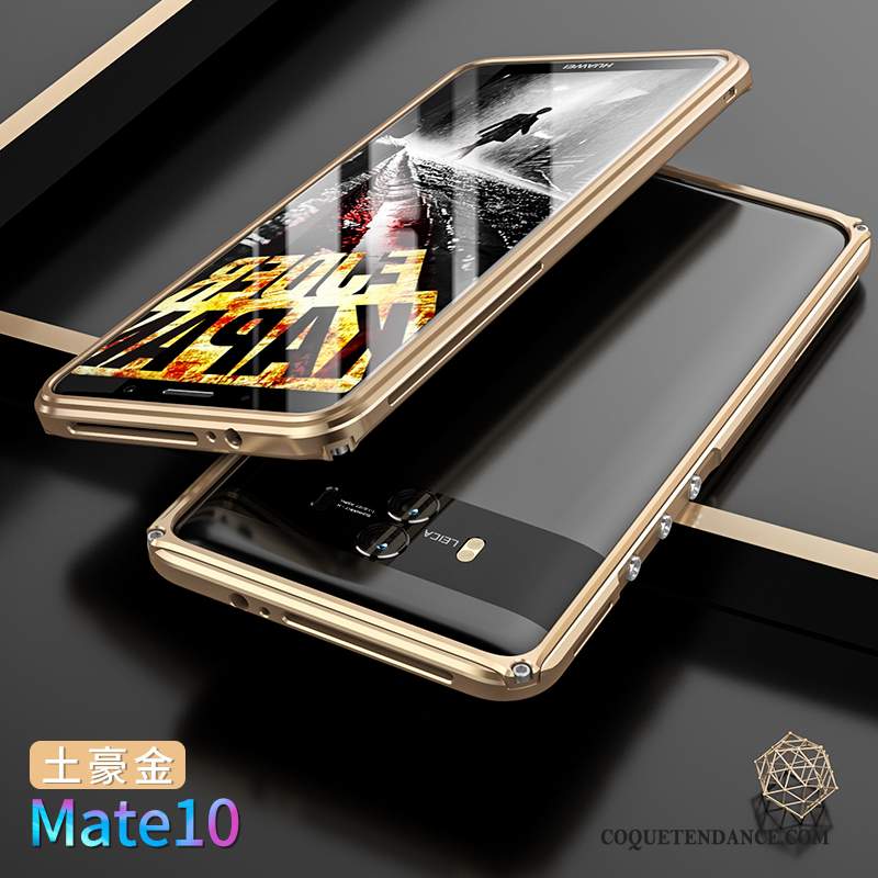 Huawei Mate 10 Coque Métal Protection De Téléphone Border Couvercle Arrière