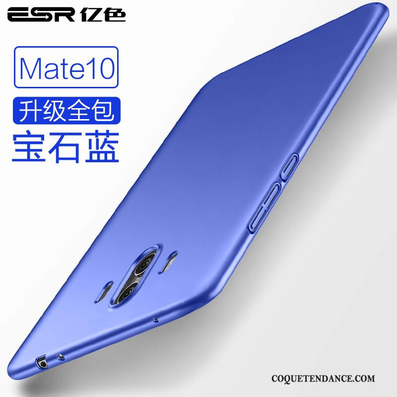 Huawei Mate 10 Coque Protection Tendance De Téléphone Délavé En Daim Très Mince