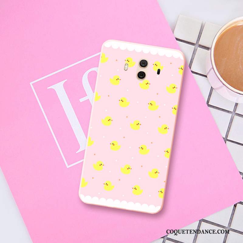 Huawei Mate 10 Coque Silicone De Téléphone Dessin Animé Gaufrage Incassable