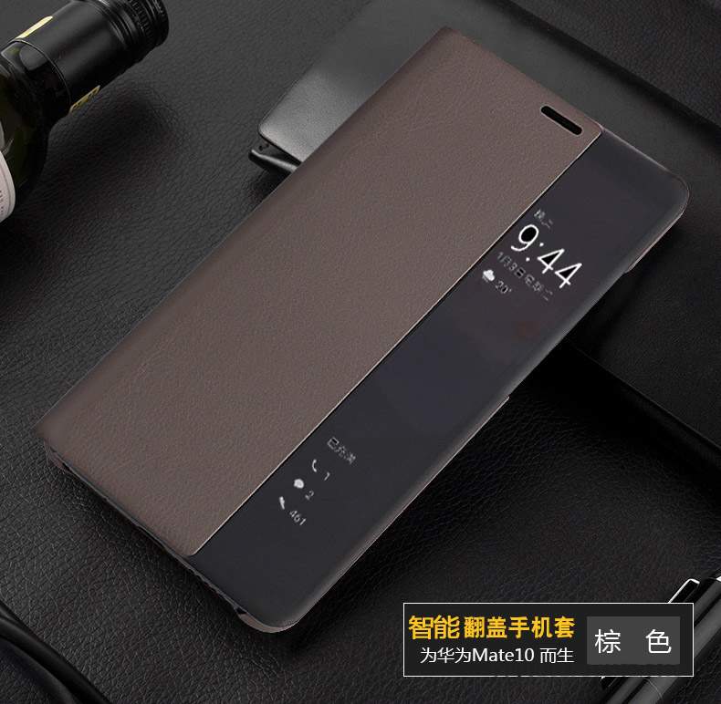 Huawei Mate 10 Coque Tout Compris Étui En Cuir Protection De Téléphone Clamshell