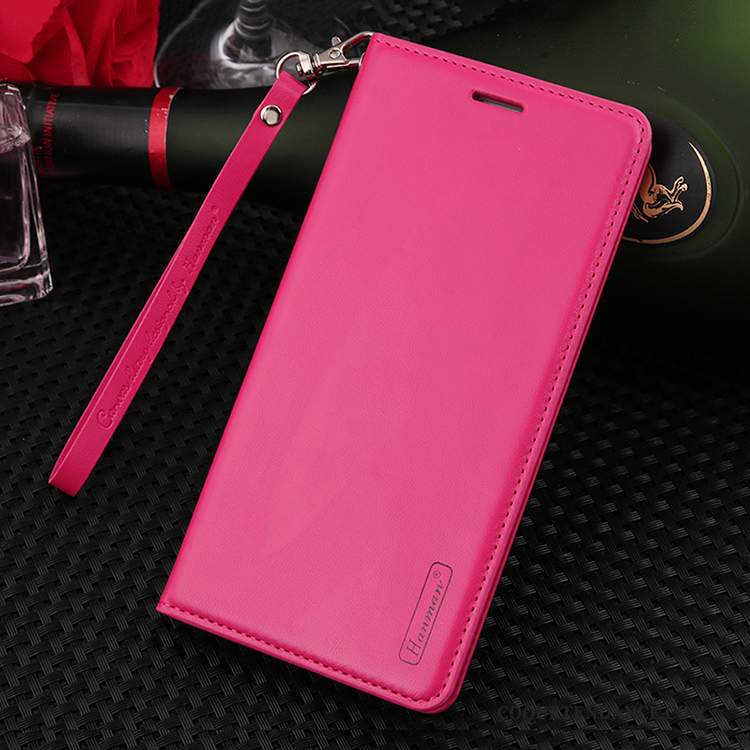 Huawei Mate 10 Coque Étui Protection Rouge De Téléphone Cuir Véritable