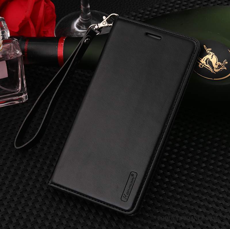 Huawei Mate 10 Lite Coque Incassable Cuir Véritable Housse De Téléphone Ornements Suspendus