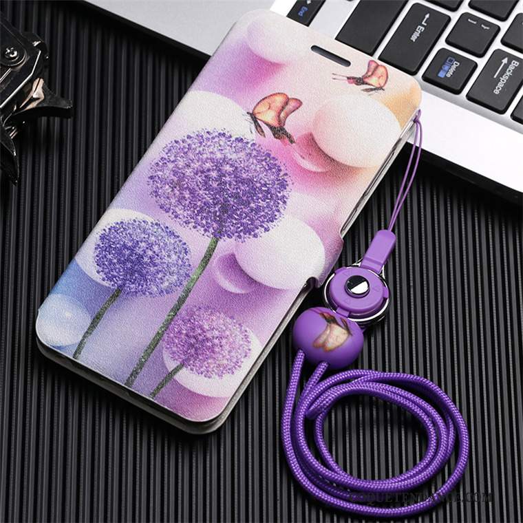 Huawei Mate 10 Lite Coque Violet Dessin Animé Clamshell De Téléphone Tout Compris