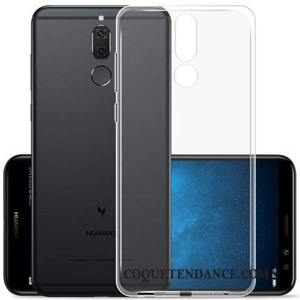 Huawei Mate 10 Lite Coque Étui Blanc De Téléphone Transparent