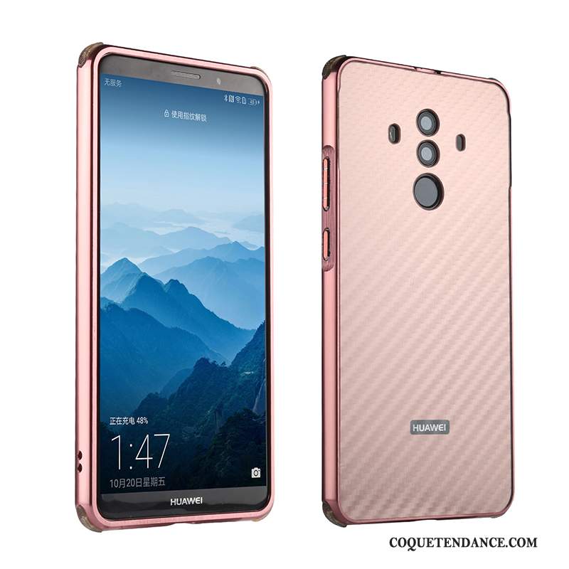 Huawei Mate 10 Pro Coque De Téléphone Tout Compris Couvercle Arrière Tendance Métal
