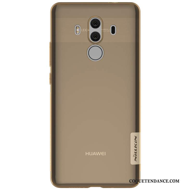 Huawei Mate 10 Pro Coque En Silicone Transparent Or De Téléphone Bordure